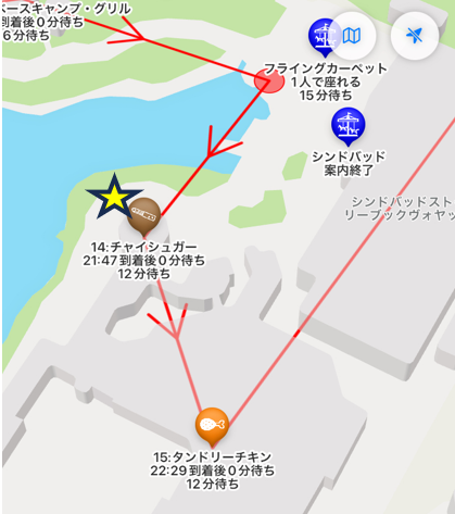 サルタンズ・オアシスの位置