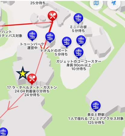 ラ・タベルヌ・ド・ガストンの位置