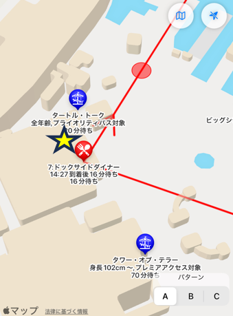 ドッグサイドダイナーの位置