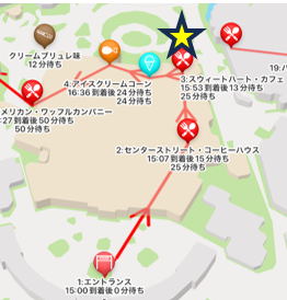 スウィートハート・カフェの位置