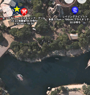 ユカタン・ベースキャンプ・グリルの位置