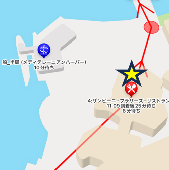 ザンビーニ・ブラザーズ・リストランテの位置