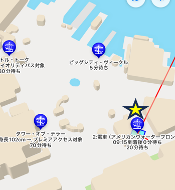 エレクトリックレールウェイ、アメリカンウォーターフロント乗り場